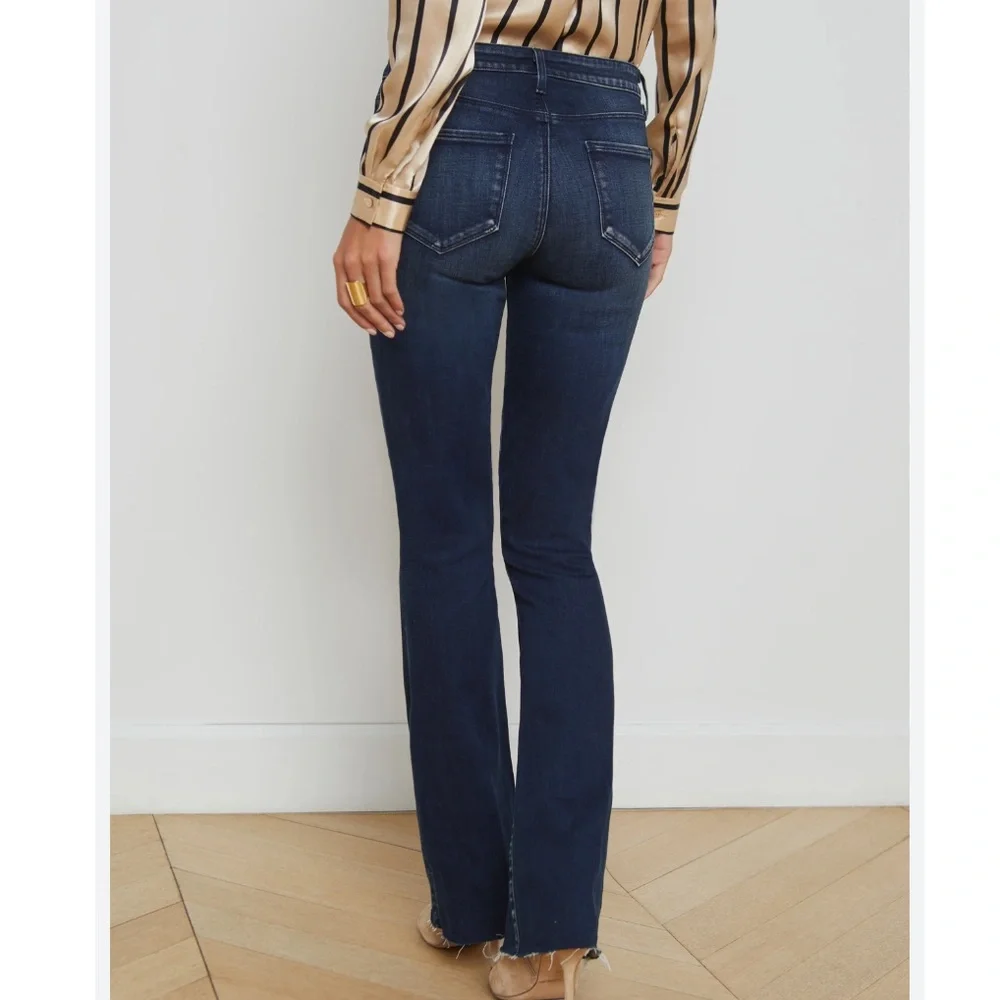 L’Agence Sneeki Low Rise Straight Jeans in Westmont. - Picture 4 of 12